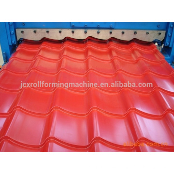 Passed CE and ISO Automatic Control Green Glazed Ceramic Roof Tile Roll Forming Machine